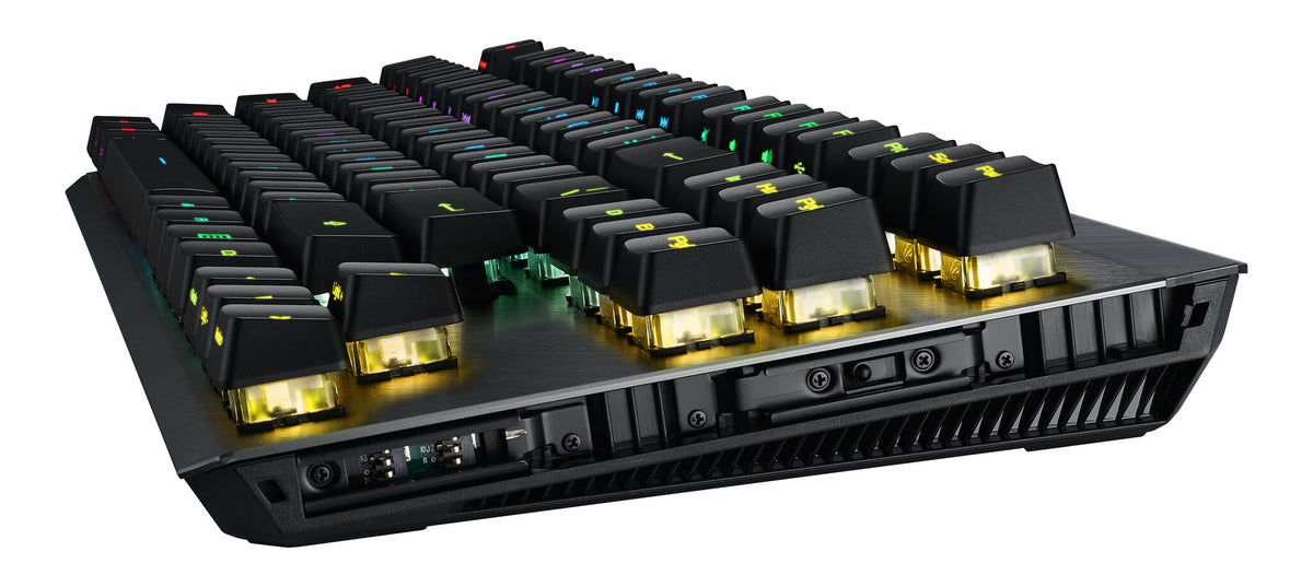 ASUS ROG CLAYMORE II - USB Wired + RF Wireless RGB Mechanical Keyboard in Black (QWERTY UK)