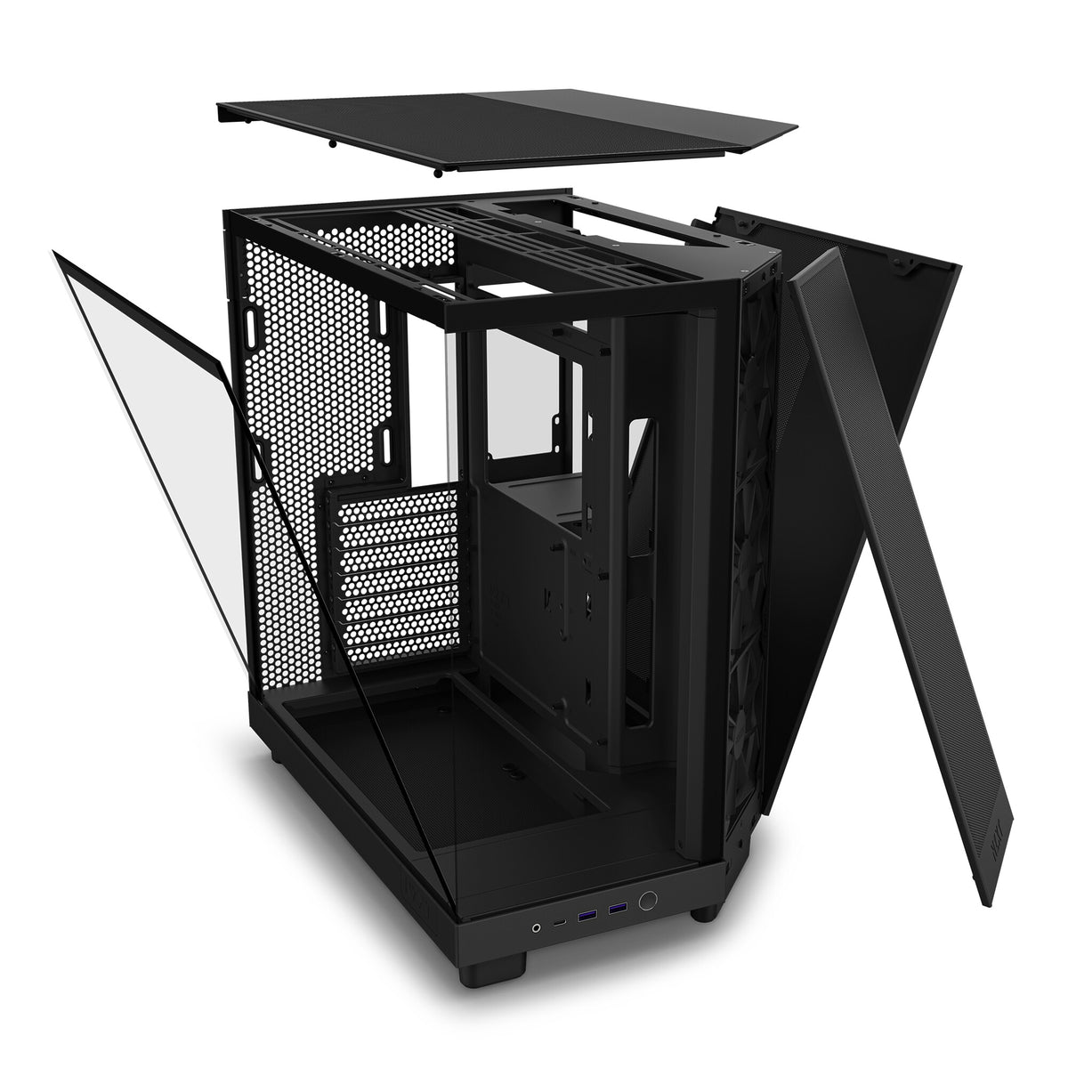 NZXT H6 Flow - ATX Mid Tower Case in Black