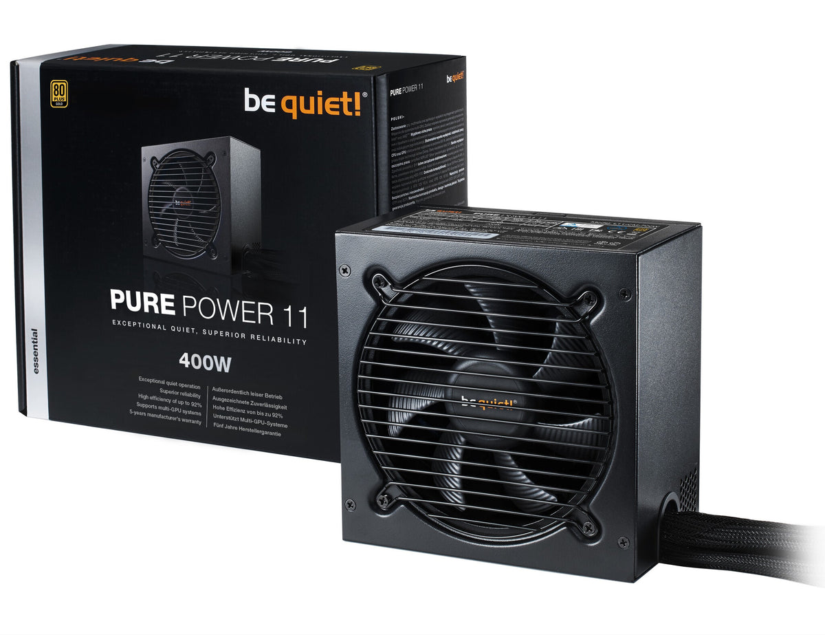 be quiet! Pure Power 11 - 400W 80+ Gold Non-Modular Power Supply Units