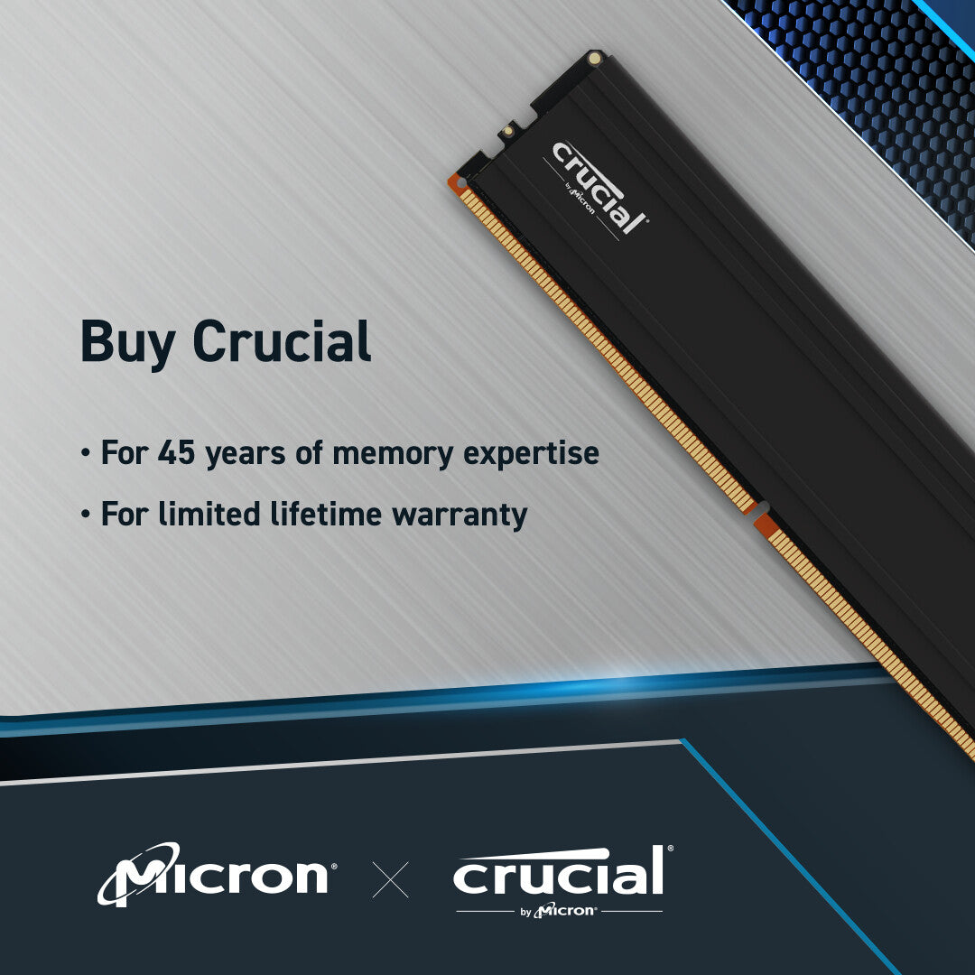 Crucial Pro - 48 GB 2 x 24 GB DDR5 6000 MHz memory module