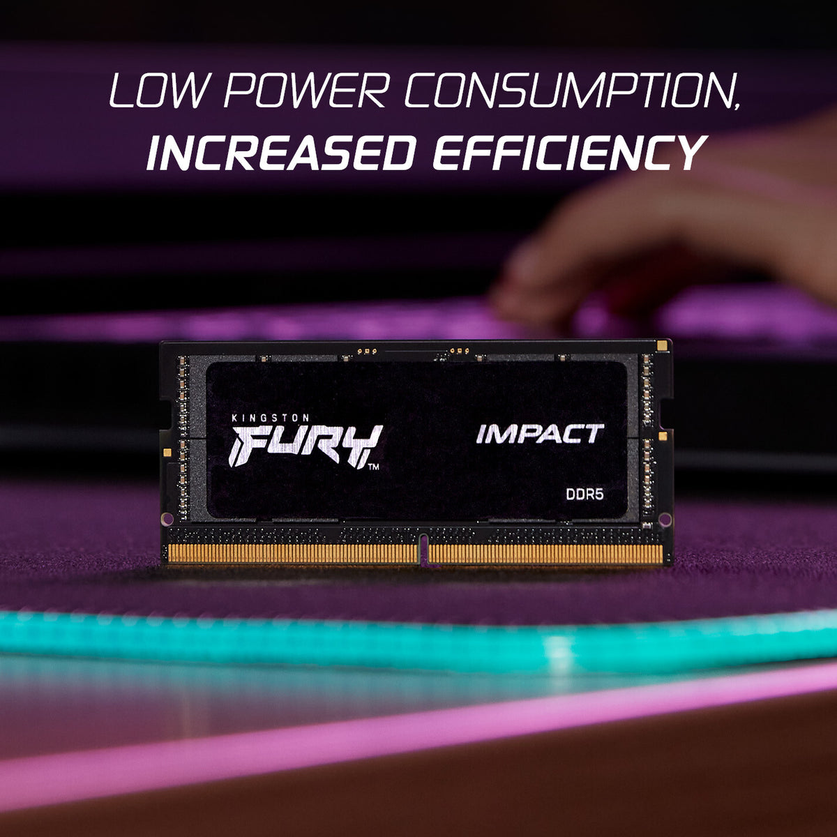 Kingston Technology FURY Impact PnP - 32 GB 2 x 16 GB 5600MT/s DDR5 SO-DIMM memory module