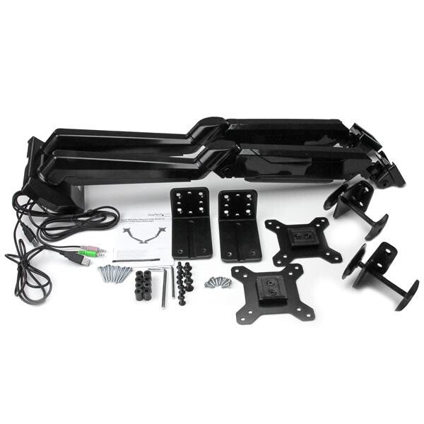 StarTech.com ARMSLIMDUO - Desk monitor mount for 30.5 cm (12") to 76.2 cm (30")