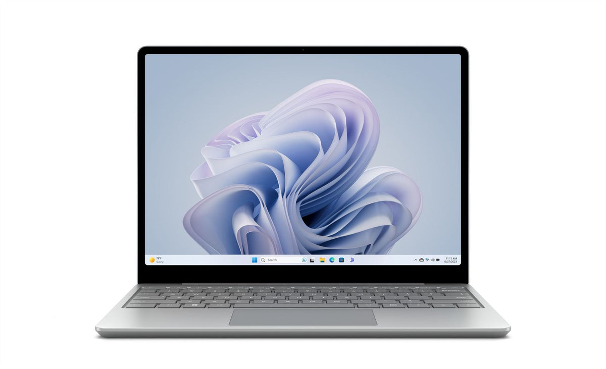 Microsoft Surface Laptop Go 3 31.5 cm (12.4&quot;) Touchscreen Intel® Core™ i5 i5-1235U 8 GB LPDDR5-SDRAM 128 GB Flash Wi-Fi 6 (802.11ax) Windows 10 Pro Platinum