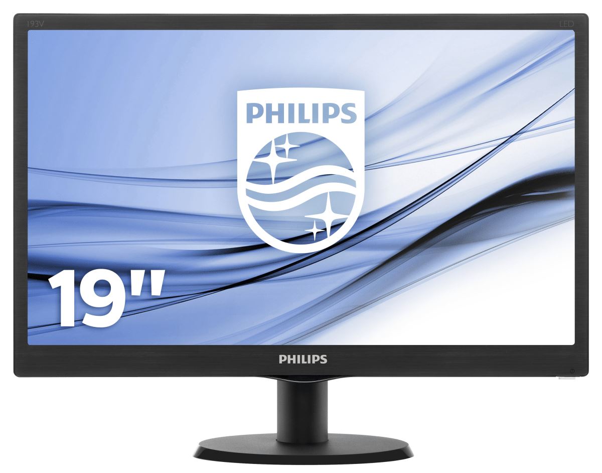 Philips V Line LCD Monitor with SmartControl Lite 193V5LSB2/10 - Clove ...