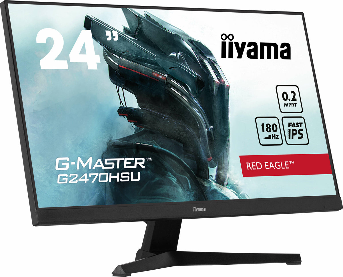 iiyama G-MASTER G2470HSU-B6 - 60.5 cm (23.8") - 1920 x 1080 pixels Full HD LCD Monitor