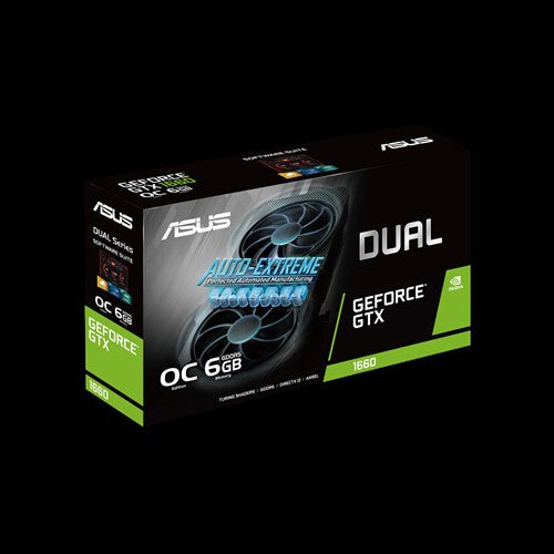 ASUS Dual EVO OC - NVIDIA 6 GB GDDR5 GeForce GTX 1660 graphics card