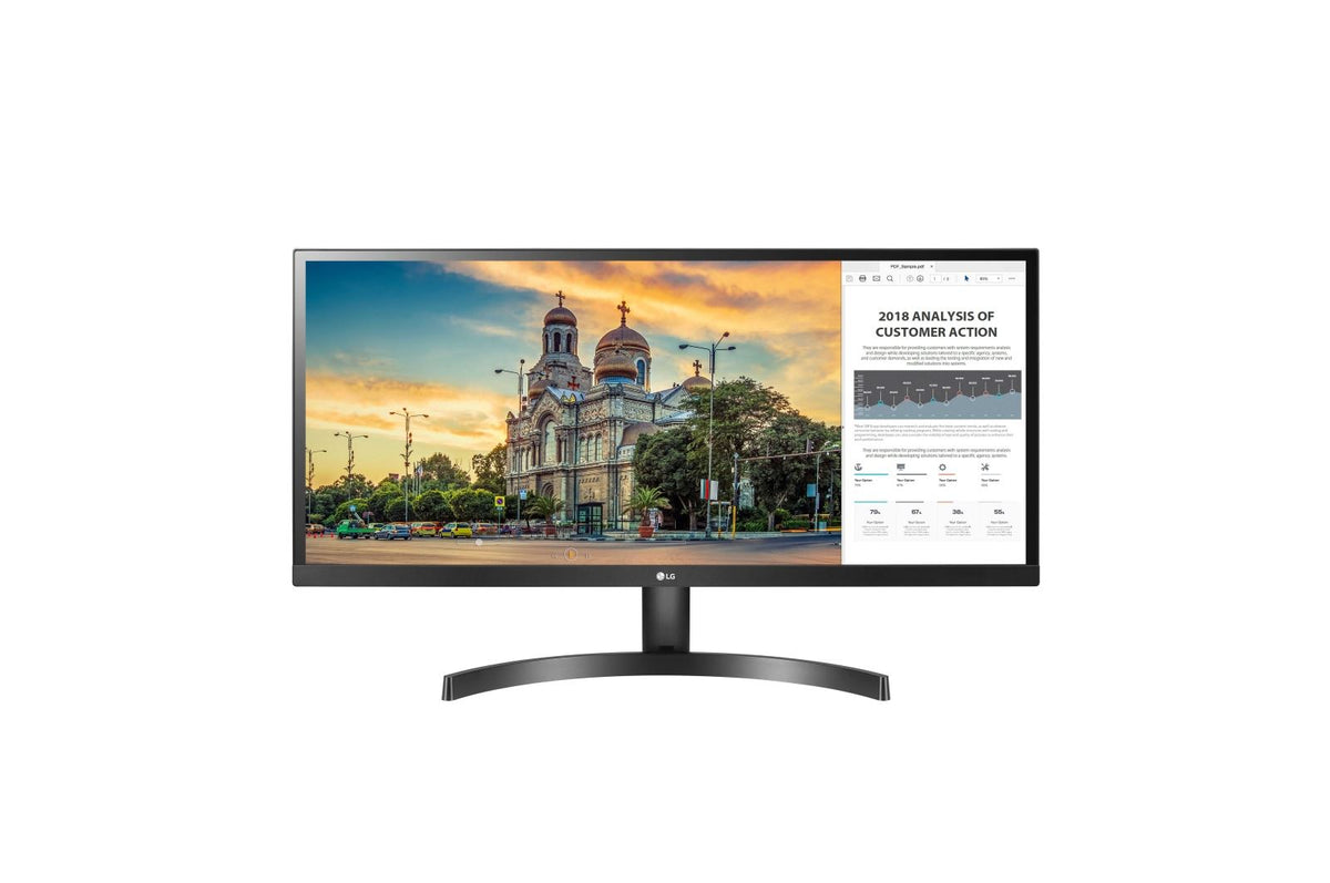 LG 29WL500-B Computer Monitor 73.7 cm (29&quot;) 2560 x 1080 pixels UltraWide Full HD LED Black