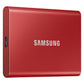 Samsung Portable SSD T7 in Red - 500 GB