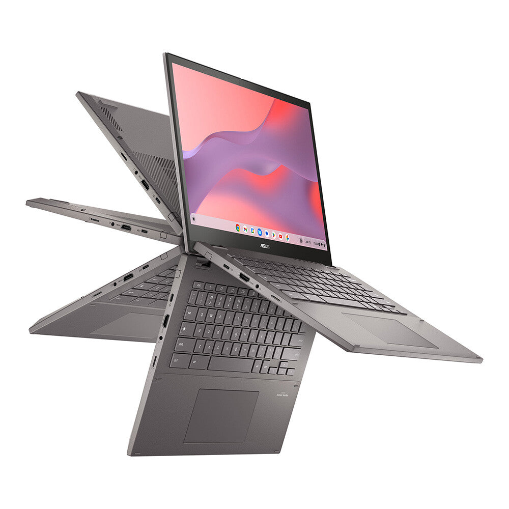 ASUS Chromebook CX34 Flip - 35.6 cm (14&quot;) - Touchscreen - Intel® Core™ i7-1255U - 8 GB LPDDR4x-SDRAM - 512 GB SSD - Wi-Fi 6E - ChromeOS - Grey
