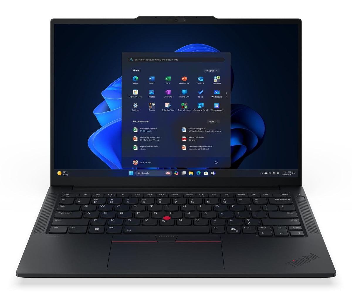 Lenovo ThinkPad E14 Gen 7 (Intel) Intel Core Ultra 5 255U Laptop 35.6 cm (14&quot;) WUXGA 16 GB DDR5-SDRAM 512 GB SSD Wi-Fi 6E (802.11ax) Windows 11 Pro UK English Black