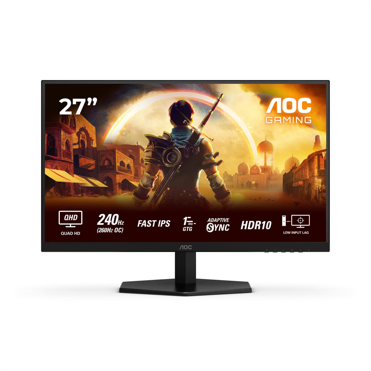 AOC Q27G42ZE computer monitor 68.6 cm (27") 2560 x 1440 pixels Wide Quad HD LCD Black