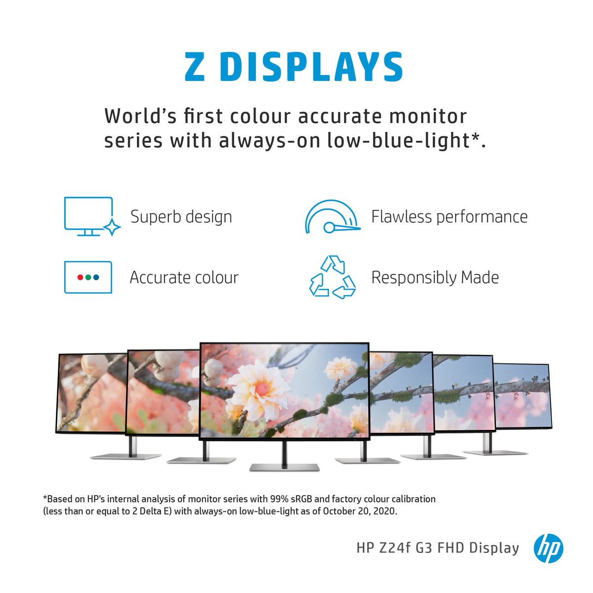 HP Z24F G3 - 60.5 cm (23.8") - 1920 x 1080 pixels Full HD Monitor