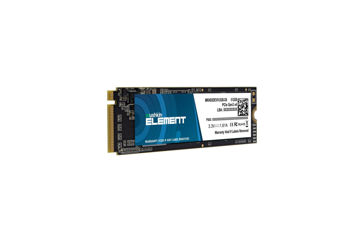 Mushkin Element - M.2 NAND NVMe PCI Express 3.0 3D SSD - 512 GB