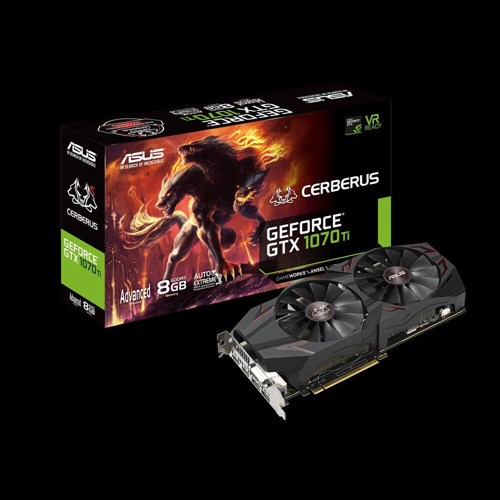 ASUS Cerberus - NVIDIA 8 GB GDDR5 GeForce GTX 1070 Ti graphics card