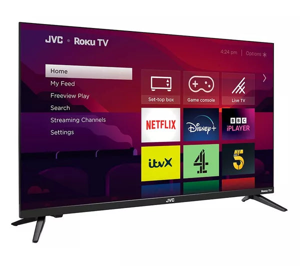 JVC LT-32CR230 Roku TV 81.3 cm (32") Smart HD Ready HDR LED TV