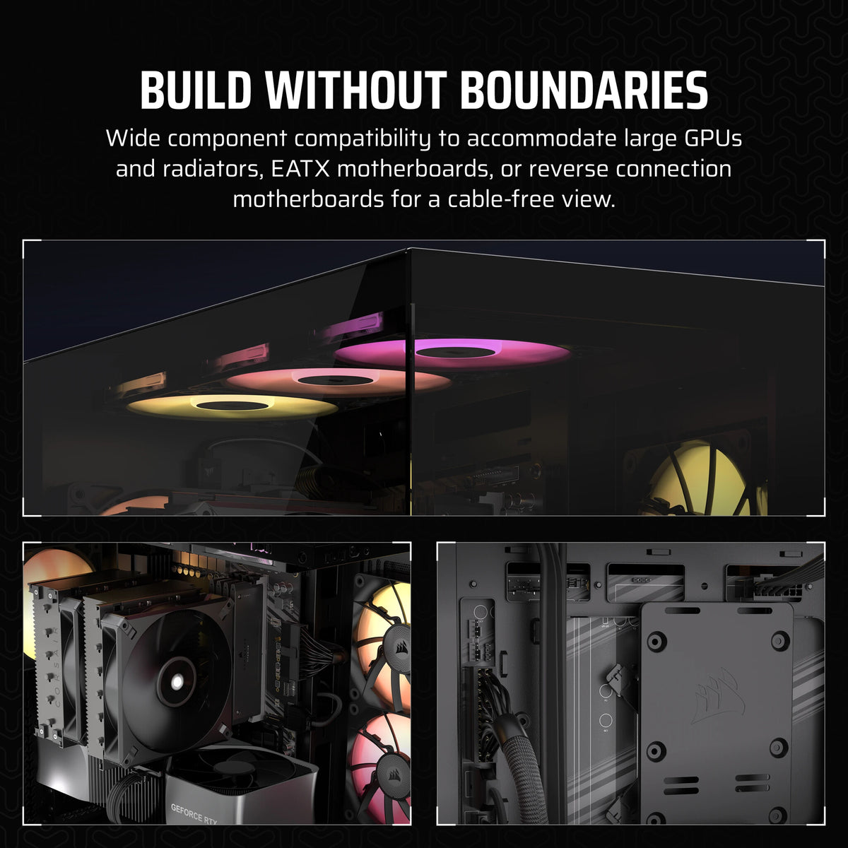 Corsair 3500X - EATX Mid Tower Case in Black