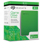 Seagate Game Drive - External HDD in Black / Green - 4 TB