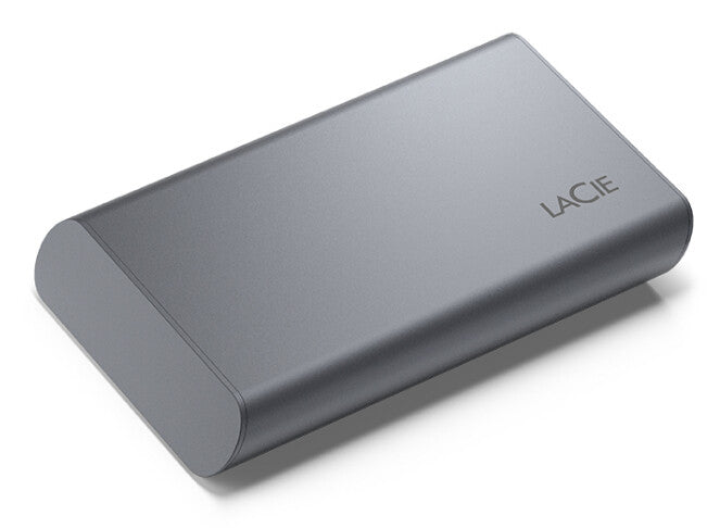 LaCie Mobile SSD Secure - USB Type-C External SSD in Grey - 500 GB
