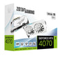 Zotac GAMING Twin Edge OC "White Edition" - NVIDIA 12 GB GDDR6X GeForce RTX 4070 graphics card