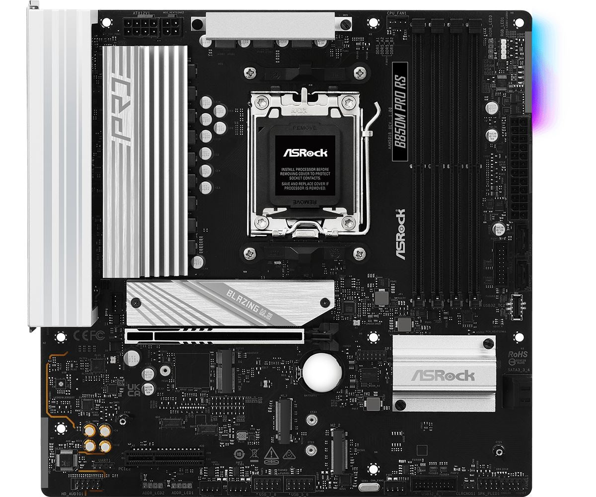 Asrock B850M Pro RS micro ATX motherboard - AMD B850 Socket AM5