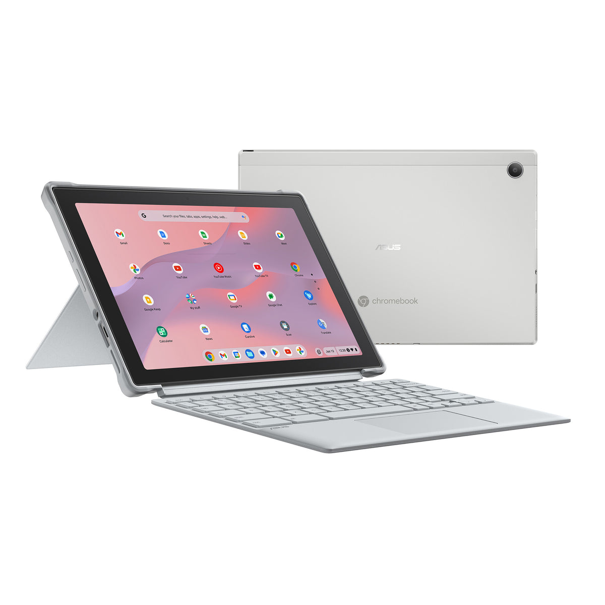 ASUS Chromebook - 26.7 cm (10.5&quot;) - Touchscreen - MediaTek Kompanio 520 - 4 GB LPDDR4x-SDRAM - 64 GB eMMC - Wi-Fi 6 - ChromeOS - Silver