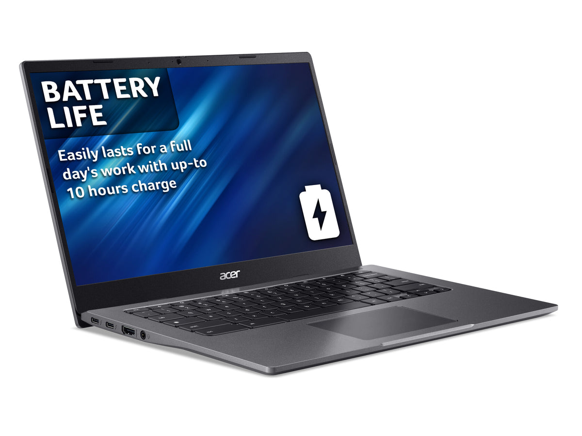 Acer Chromebook 514 - 35.6 cm (14&quot;) - Intel® Core™ i5-1135G7 - 8 GB LPDDR4x-SDRAM - 256 GB SSD - Wi-Fi 6 - ChromeOS - Grey