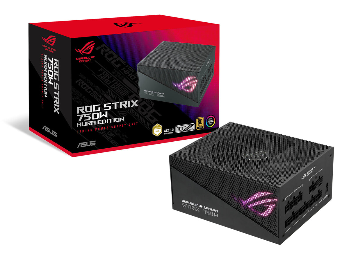 ASUS ROG Strix &quot;Aura Edition&quot; - 750W 80+ Gold Fully Modular Power Supply Unit