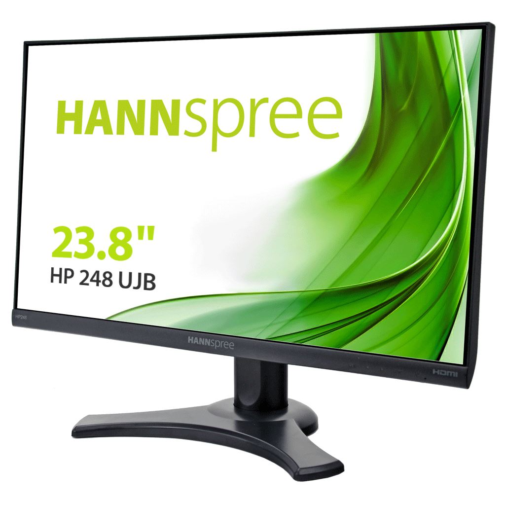 Hannspree HP248UJB Computer Monitor 60.5 cm (23.8") 1920 x 1080 pixels Full HD LED Black