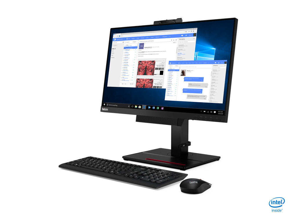 Lenovo ThinkCentre Tiny-In-One LED display 60.5 cm (23.8") 1920 x 1080 pixels Full HD Black