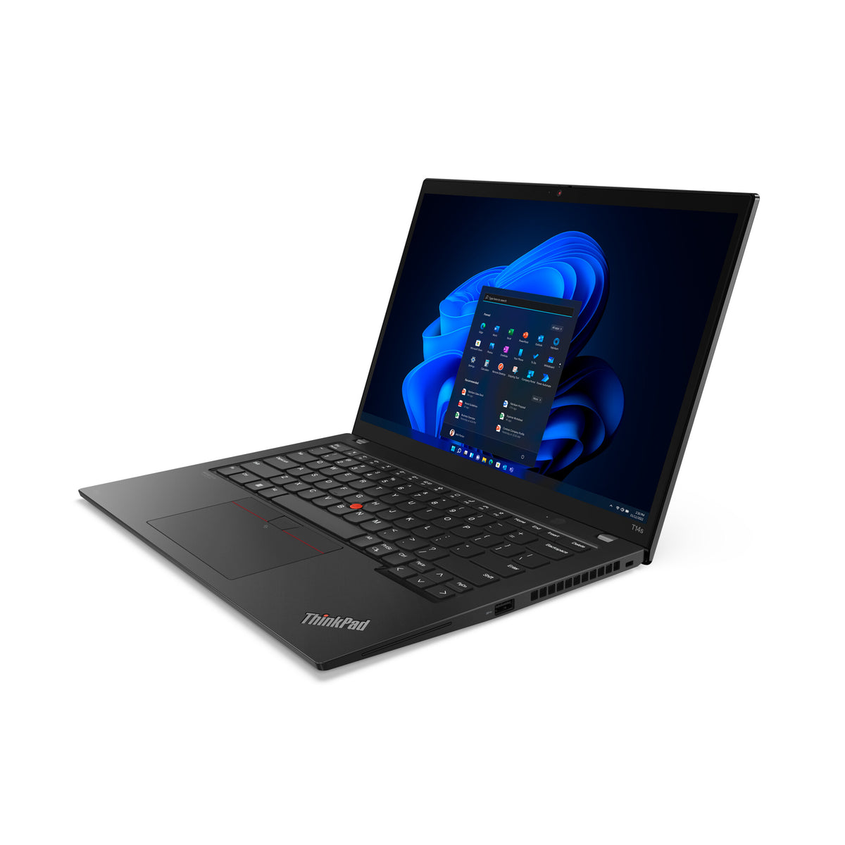 Lenovo ThinkPad T14s Gen 3 Laptop - 35.6 cm (14") - Intel® Core™ i5-1240P - 16 GB LPDDR5-SDRAM - 256 GB SSD - Wi-Fi 6E - Windows 11 Pro - Black