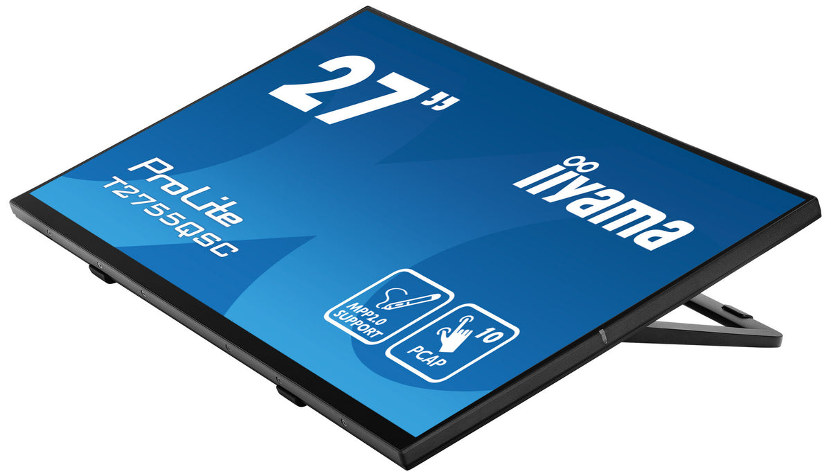 iiyama ProLite T2755QSC-B1 - 68.6 cm (27") - 2560 x 1440 pixels Full HD LCD Touchscreen Monitor