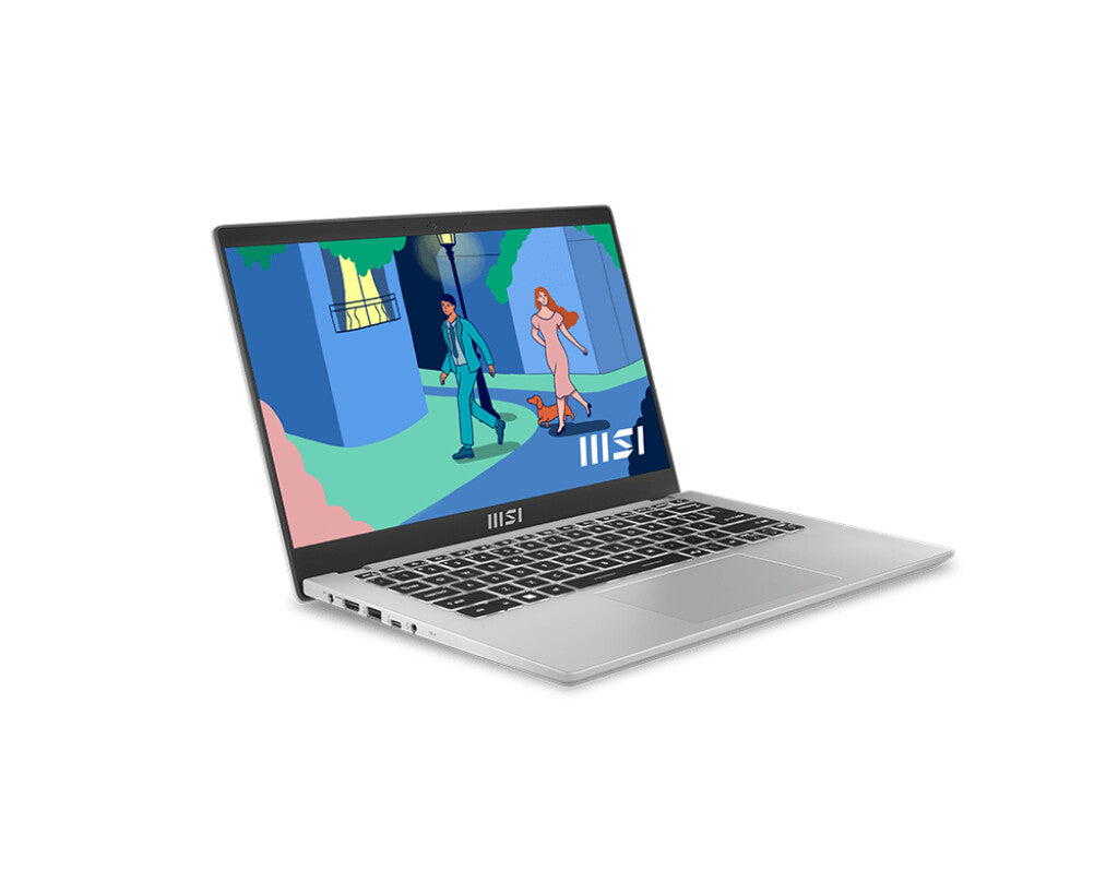 MSI Modern 14 Laptop - 35.6 cm (14&quot;) - Intel® Core™ i3-1215U - 8 GB DDR4-SDRAM - 512 GB SSD - Wi-Fi 6 - Windows 11 Home - Black