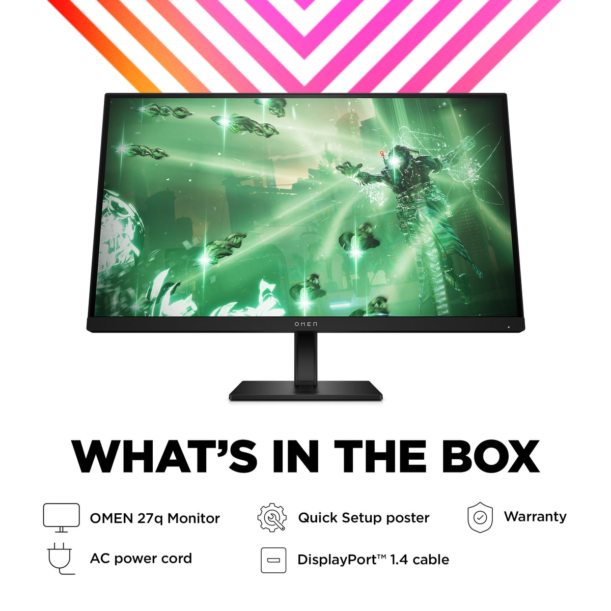 HP OMEN - 68.6 cm (27") - 2560 x 1440 pixels Quad HD Gaming Monitor