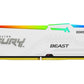Kingston Technology FURY Beast - 16 GB 1 x 16 GB DDR5 6000MT/s memory module in White