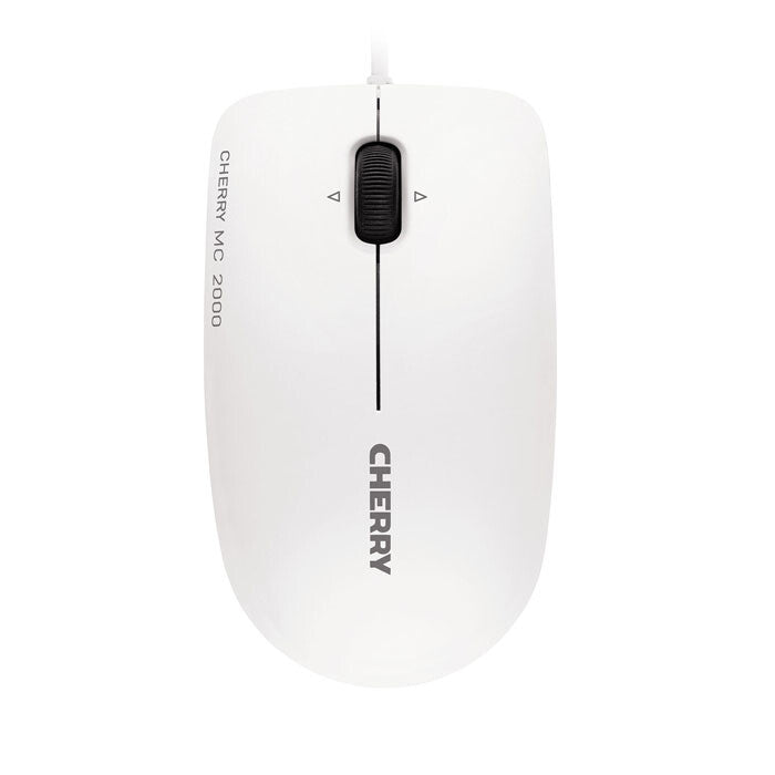 CHERRY MC 2000 USB Corded Mouse with Tilt Wheel in Pale Grey