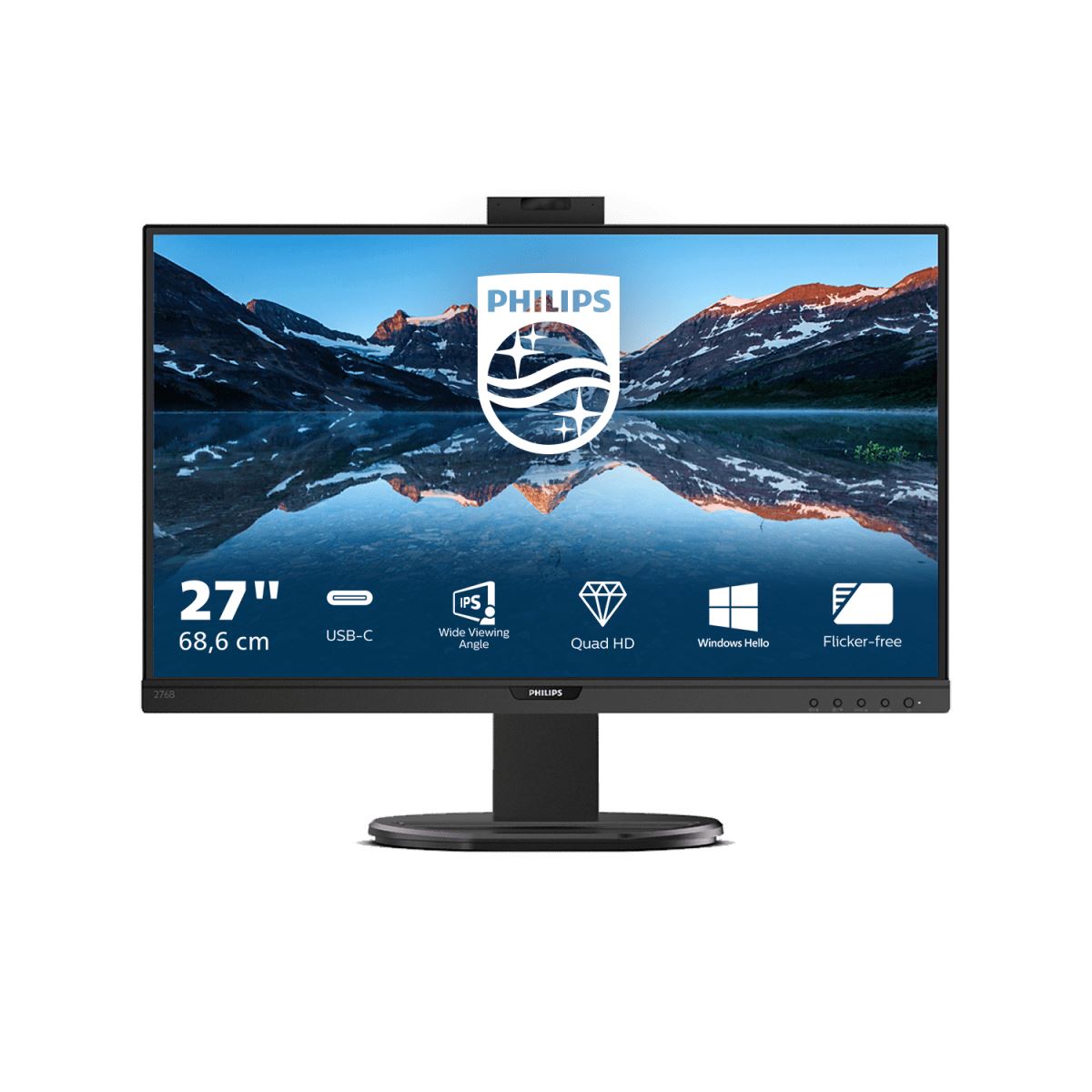 Philips B Line 276B9H/00 LED display 68.6 cm (27") 2560 x 1440 pixels Quad HD Black Monitor