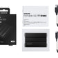 Samsung Portable SSD T7 Shield in Black - 2 TB