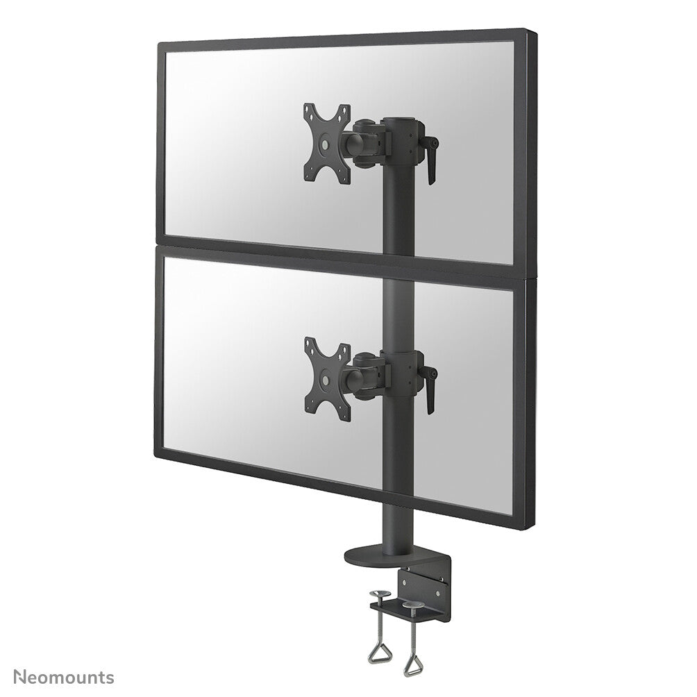 Neomounts FPMA-D960DVBLACKPLUS - Desk monitor mount for 43.2 cm (17") to 124.5 cm (49")