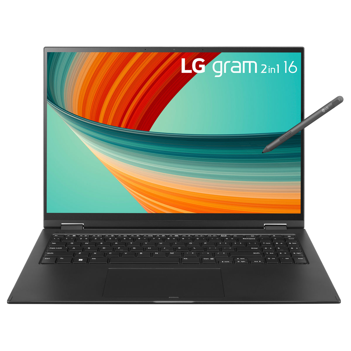 LG Gram 16T90R-K.AA78A1 Hybrid (2-in-1) - 40.6 cm (16") - Touchscreen - Intel® Core™ i7-1360P - 16 GB LPDDR5-SDRAM - 1 TB SSD - Wi-Fi 6E - Windows 11 Home - Black