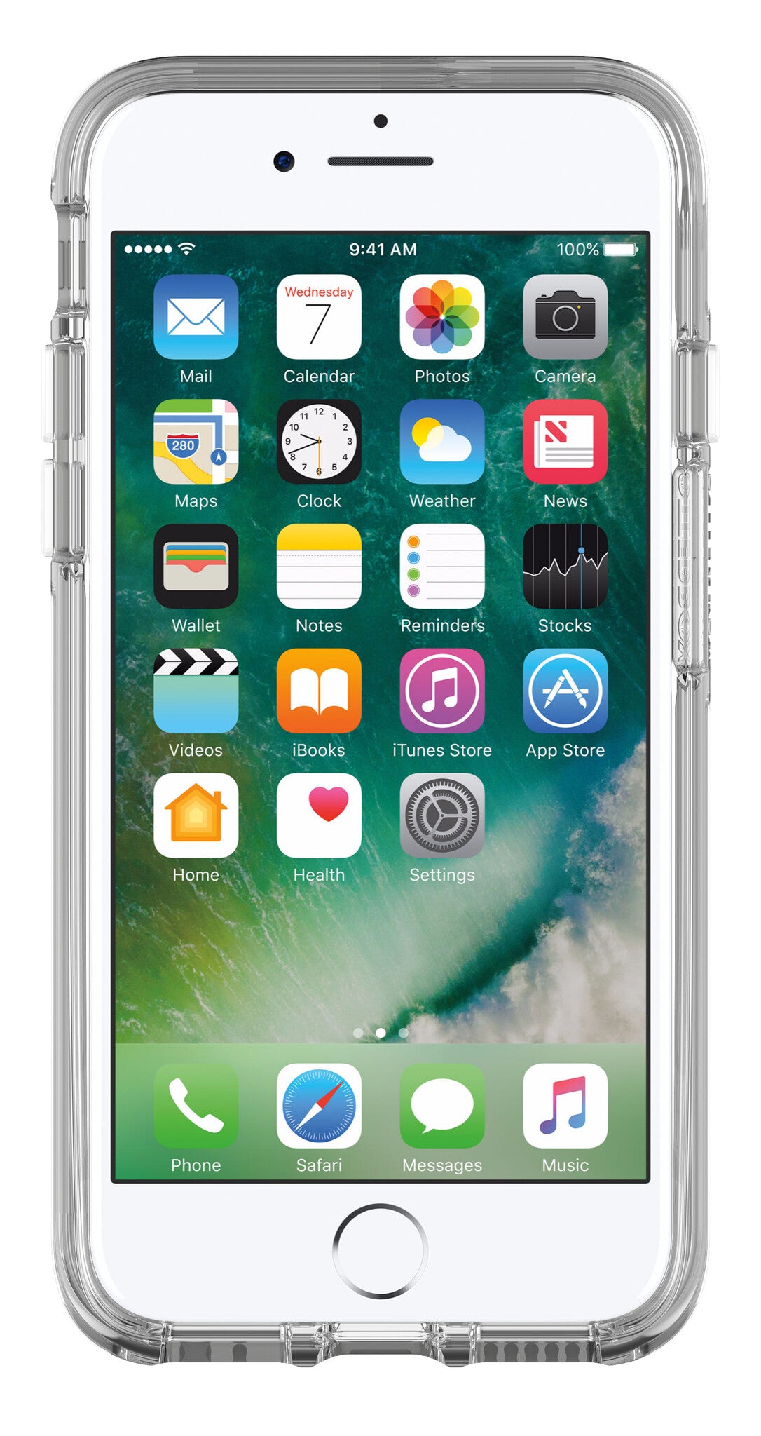 OtterBox Symmetry Clear Series for iPhone SE (2nd gen) / 8 / 7 in Transparent