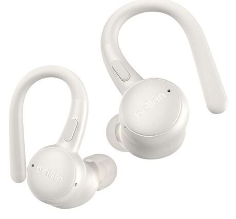 Belkin SoundForm ActiveFit Headset Wired & Wireless Ear-hook Calls/Music USB Type-C Bluetooth White