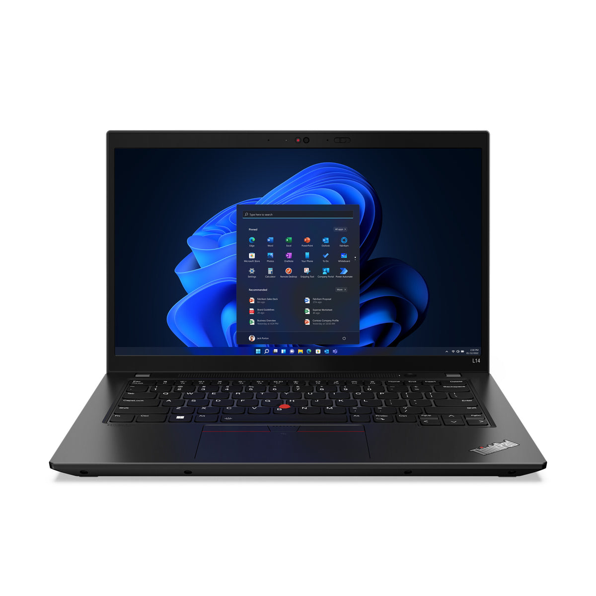 Lenovo ThinkPad L14 Gen 3 Laptop - 35.6 cm (14") - Intel® Core™ i5-1235U - 8 GB DDR4-SDRAM - 256 GB SSD - Wi-Fi 6 - Windows 11 Pro - Black