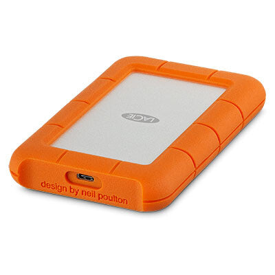 LaCie Rugged - USB-C 2.5" External HDD in Orange / Silver - 2 TB