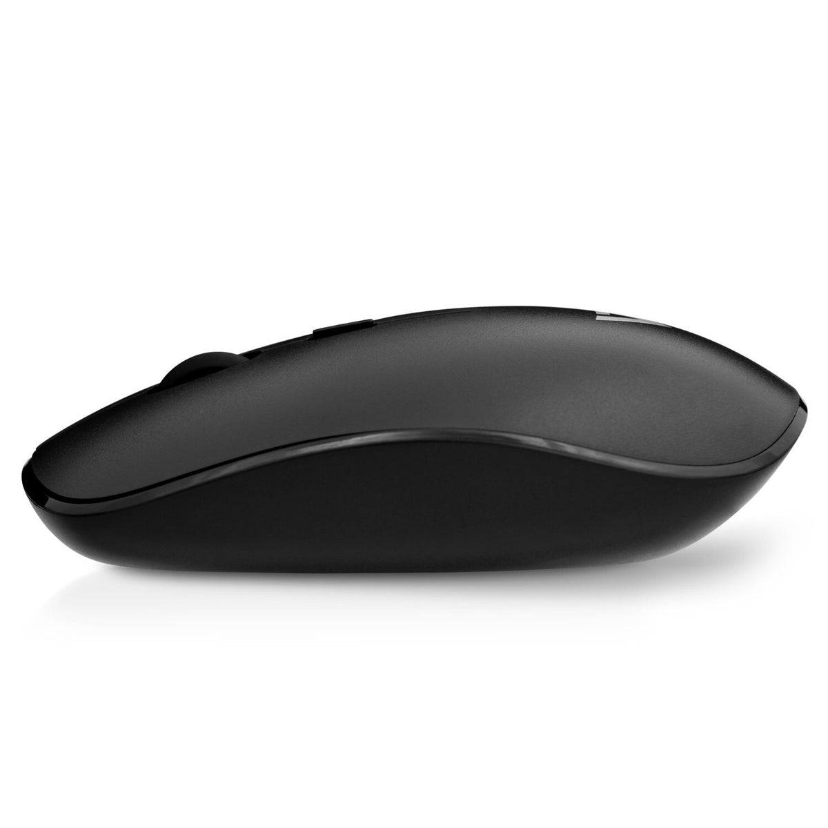 V7 Low Profile Wireless Optical Mouse in Black - 1,600 DPI