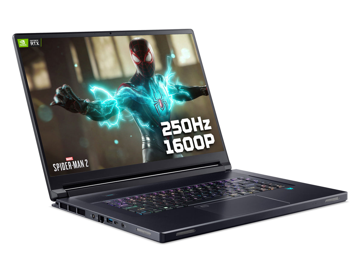 Acer Predator Triton 17X - 43.2 cm (17") - Intel® Core™ i9-13900HX - 64GB DDR5-SDRAM - 4TB NVMe SSD - NVIDIA GeForce RTX 4090 - Wi-Fi 6E - Windows 11 Home - Black