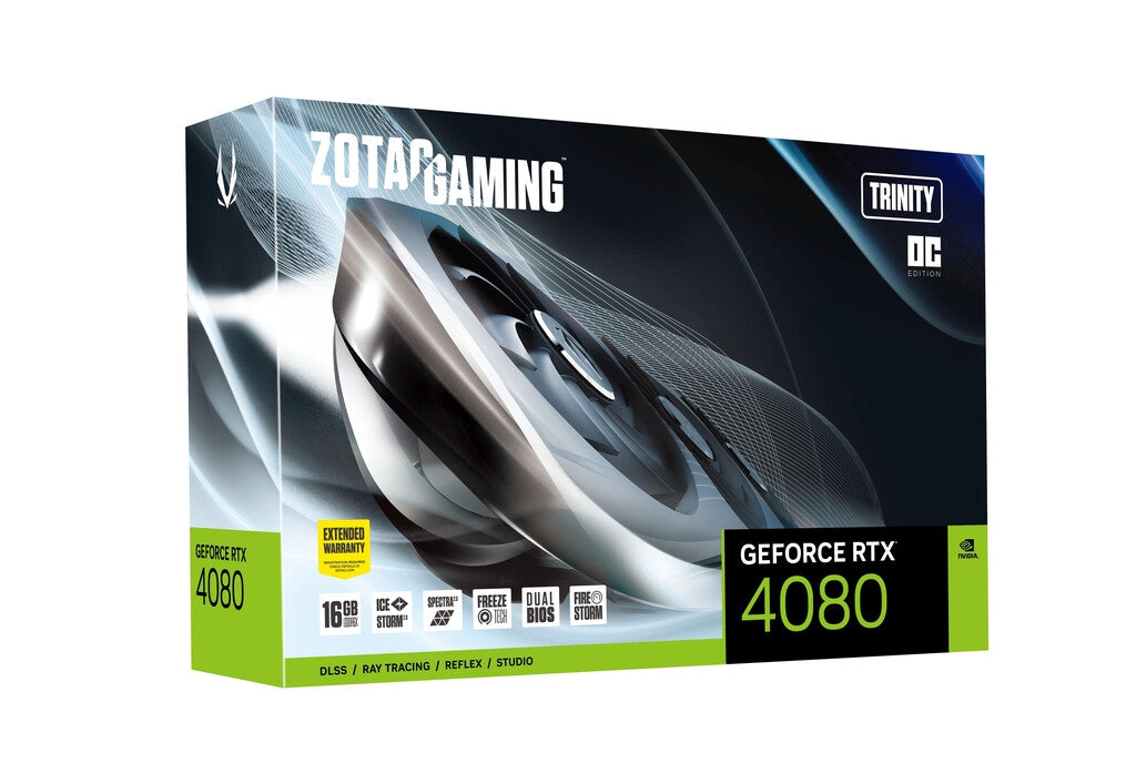Zotac GAMING Trinity OC - NVIDIA 16 GB GDDR6 GeForce RTX 4080 graphics card