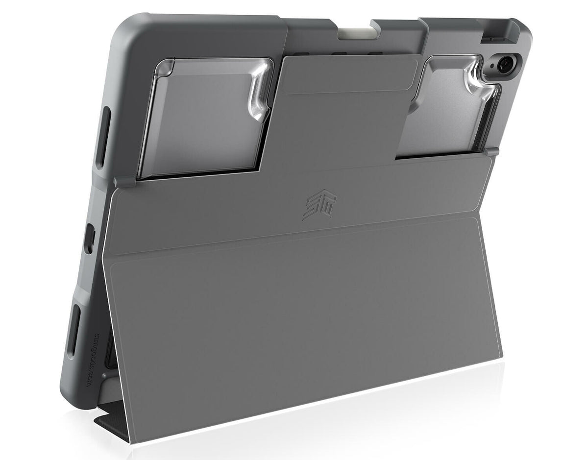 STM Dux Plus Folio Case for 13&quot; iPad Air in Black / Transparent