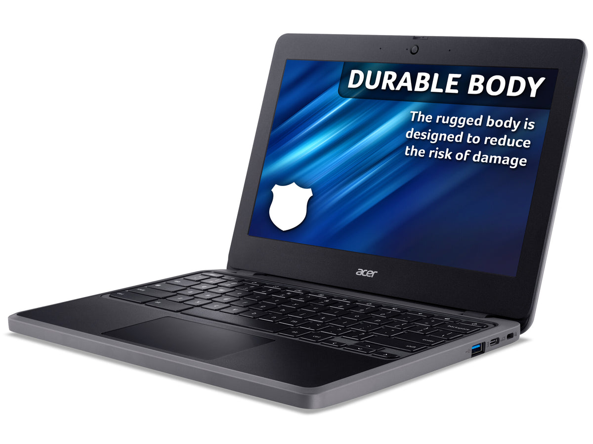 Acer Chromebook 511 - 29.5 cm (11.6") - Intel® N100 - 4 GB LPDDR5-SDRAM - 64 GB eMMC - Wi-Fi 6E - ChromeOS - Black