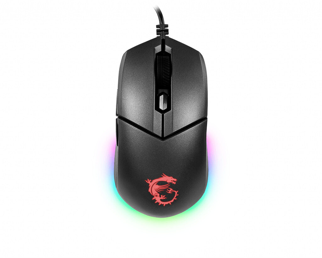 MSI CLUTCH GM11 - USB Type-A Optical Gaming Mouse in Black - 5,000 DPI