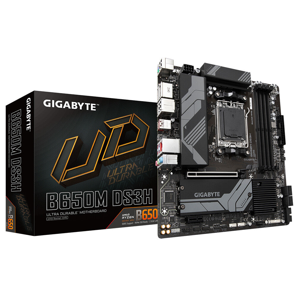 Gigabyte B650M DS3H - AMD 8000 Socket ATX Motherboard